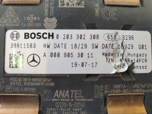 MERCEDES RADAR a0009053011 б / у - 3