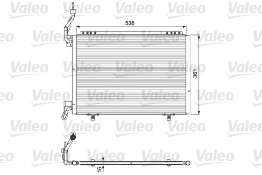 SKRAPLACZ KLIMATYZACJI FORD FIESTA 1,6TDCI 09- B-M - 2