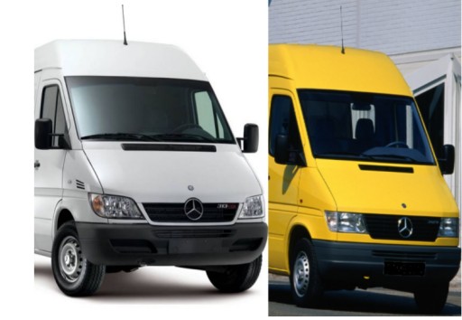 ЗАДНІ ДВЕРІ ОБЛИЦЮВАННЯ ЛЕВ MERCEDES SPRINTER 95-VW LT - 2