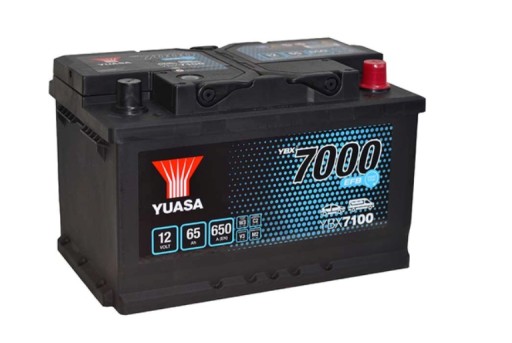 Akumulator YUASA 12V 65Ah/650A START STOP PLUS P+ - 1