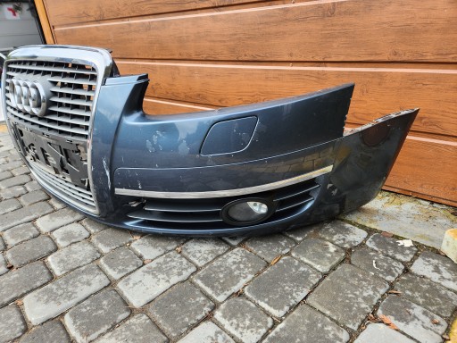 Audi A6 C6 zderzak przedni grill atrapa xenon - 3