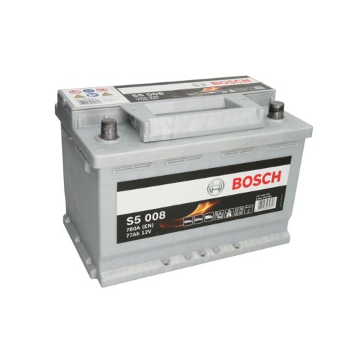 Акумулятор BOSCH S5 77ah 780a P+ - 10