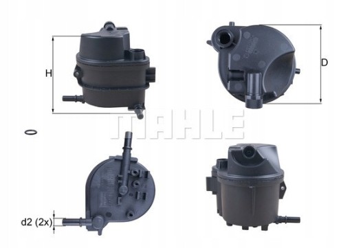 Knecht KL 777d топливный фильтр - 2