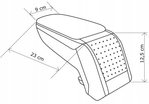 PODŁOKIETNIK STANDARD Fiat Panda II, 2003-2012 - 6