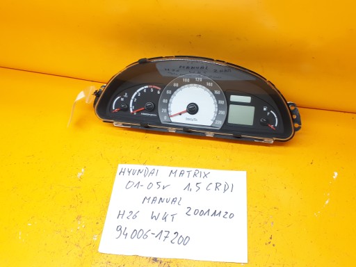 Лічильник HYUNDAI MATRIX 1,5 CRDI 01-05R 9400617200 - 3