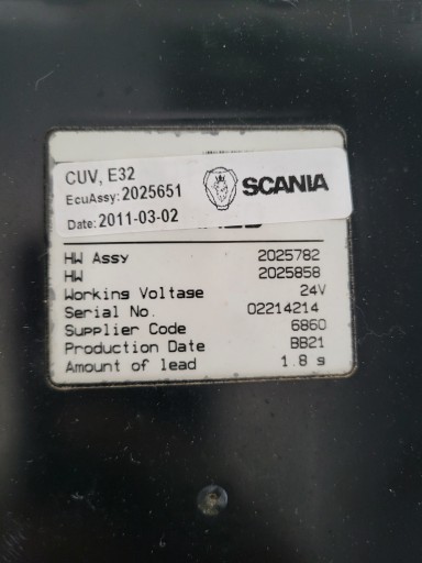 Компьютер Модуль Scania R Свет Драйвер - 3