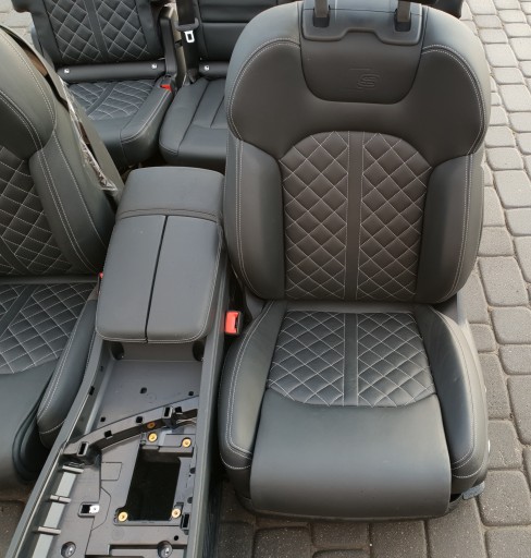 Fotele kanapa skóra Audi SQ7 Q7 4M komplet 15-19r - 5