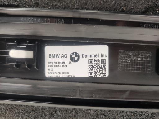 LISTWA PROGOWA OZDOBNA BMW X3 G01 X4 G02 M PAKIET - 3