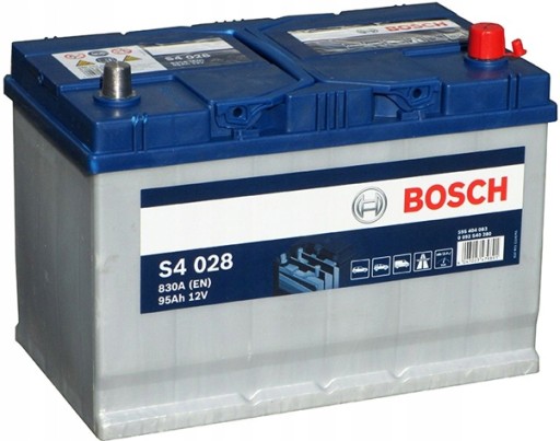 Акумулятор BOSCH 95ah 830A P + Bosch S4 0 092 S40 280 Asia JAPAN - 1