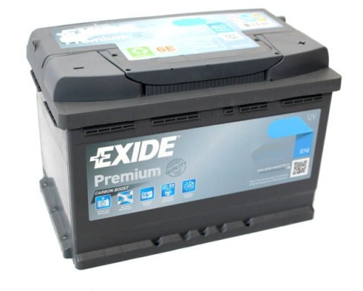 Аккумулятор Exide PREMIUM EA770 77Ah 760a - 1