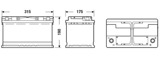 CENTRA AKUMULATOR MICRO-HYBRID 80AH CK800 - 2