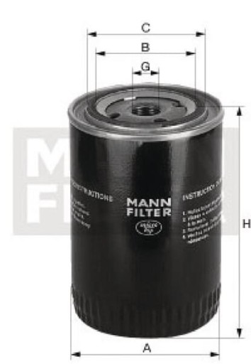 Манн-фільтр заміни мастильного масла W9405 - 2