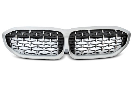 GRILL NERKI BMW G20 G21 DIAMOND STYLE SILVER 19- - 1