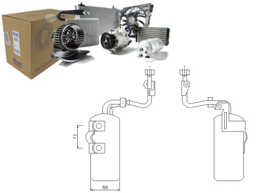 Осушувач кондиціонера Nissens 95384 - 4