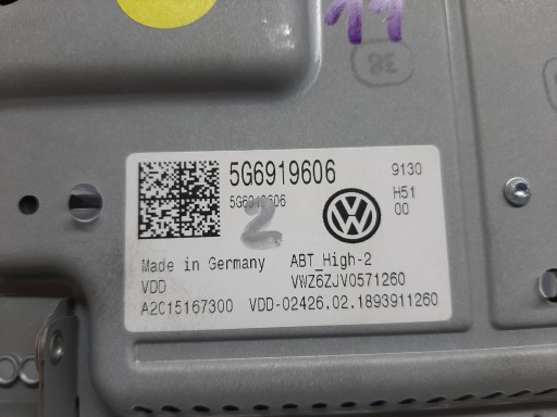 VW 5G6919606 Ekran Monitor Wyświetlacz NAVI - 4