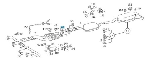 Фланец дыхательной трубки MERCEDES A1264920845 - 4