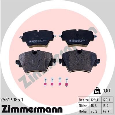 Tarcze Klocki ZIMMERMANN P+T BMW 1 F40 330/300mm - 3