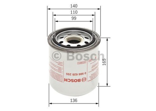 BOSCH ПОВІТРЯНИЙ ФІЛЬТР 0986628255 RENAULT TRUCKS - 6