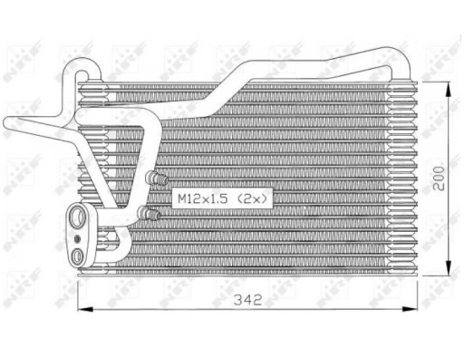 ВИПАРНИК КОНДИЦІОНЕРА NRF 36036 - 2