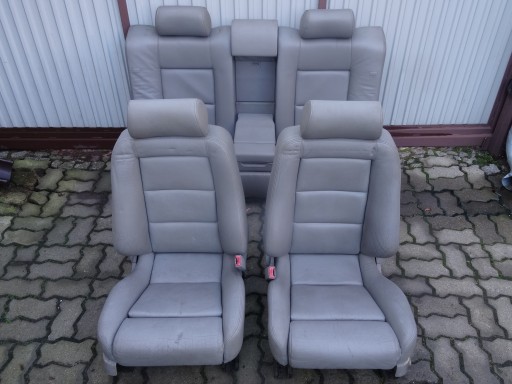 AUDI A8 D2 FOTELE KANAPA SKÓRA RECARO PLATIN 94-02 - 1