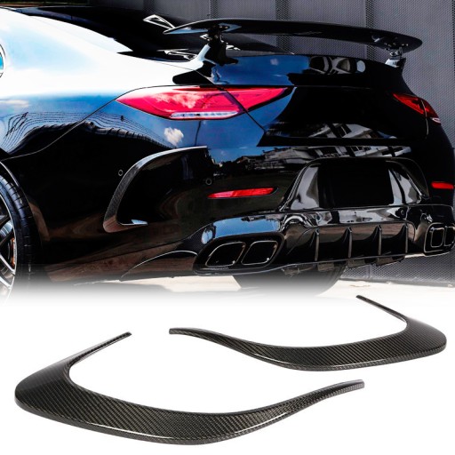 CARBON Tylny LISTEW ZDERZAKA Benz CLS400 CLS63 18+ - 1