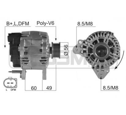 ЕРА Генератор MESSMER AUDI, VW, SEAT, SKODA - 1