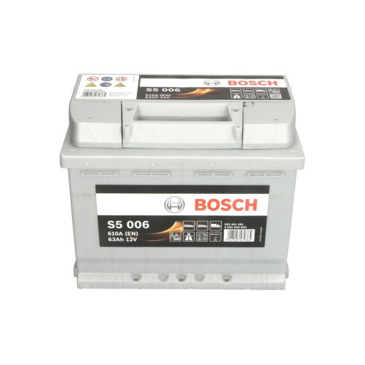 0092S50060 АКУМУЛЯТОР BOSCH 63AH / + L / POLONEZ - 9