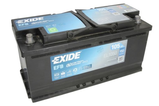 Стартовий акумулятор EXIDE EL1050 - 2