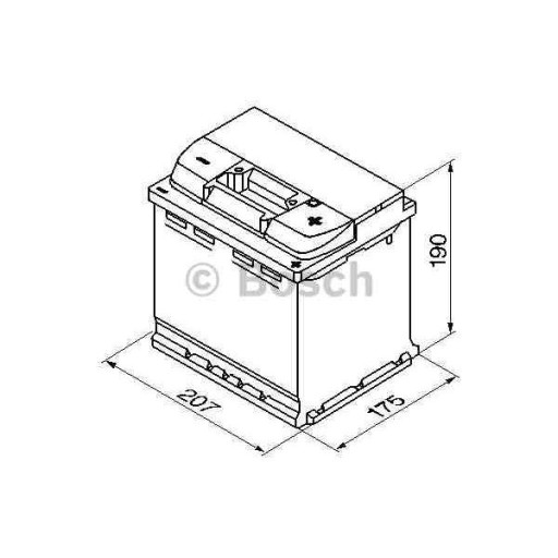 BOSCH S4 52AH 470A P+ AKUMULATOR - 2