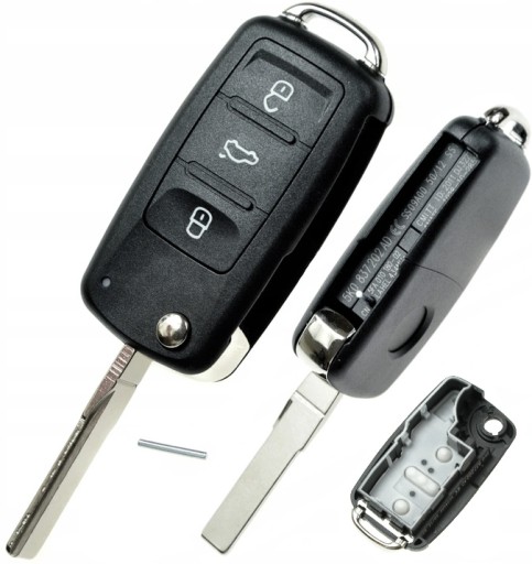 Корпус дистанційного ключа VW POLO Jetta UP TOURAN T5 - 4