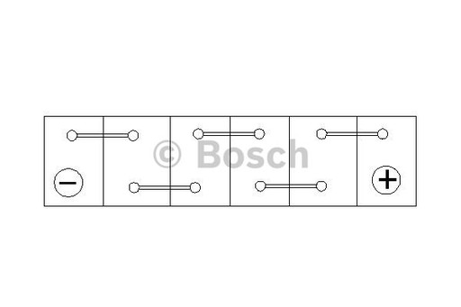 AKUMULATOR 88AH 740A SILVER S3 P+ BOSCH 0092S3012 - 7