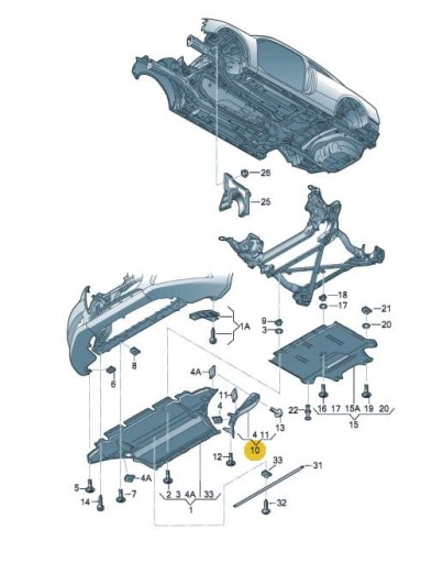 Спойлер колесной арки на переднем колесе Audi Q5 FL 13- - 2
