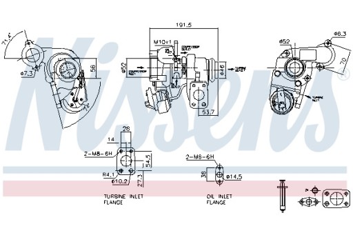 Турбокомпресор NISSENS 93259 ru - 10