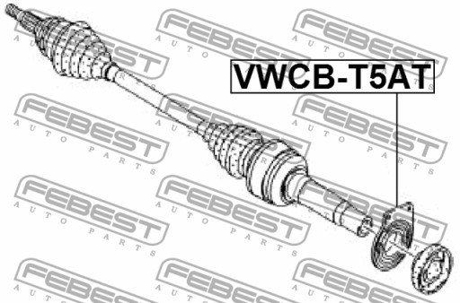 Опора валу VW MULTIVAN V 1.9 TDI 2.0 2.5 3.2 V6 - 3