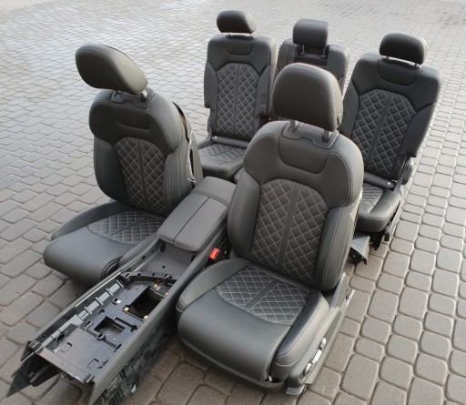 Fotele kanapa skóra Audi SQ7 Q7 4M komplet 15-19r - 3