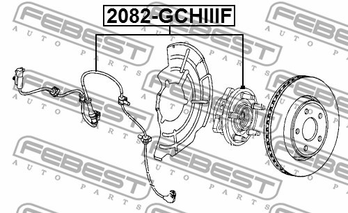 PIASTA KOŁA PRZÓD do JEEP CHEROKEE 3.7 V6 - 3