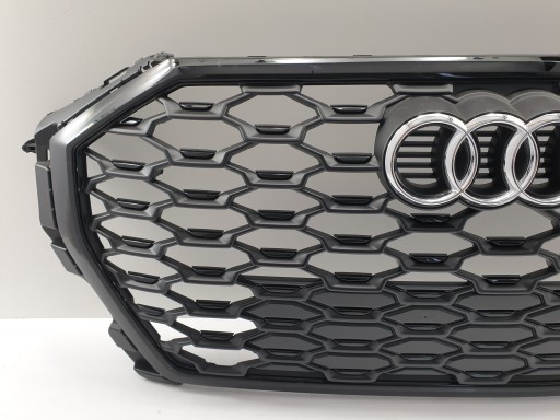 GRILL ATRAPA ZDERZAKA BLACK AUDI Q3 83A 83F S-LINE - 2