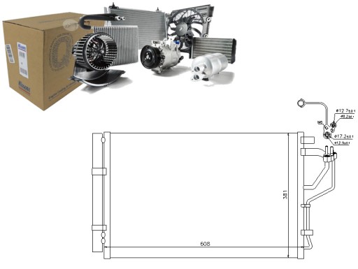 CHŁODNICA KLIMATYZACJI HYUNDAI - 13