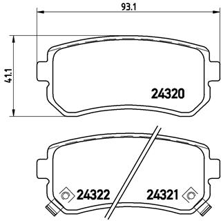 Диски Brembo P + T KIA SPORTAGE II 4WD - 5