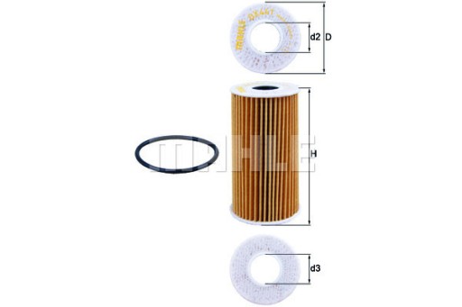 Масляний фільтр KNECHT OX441D En Distribution - 3