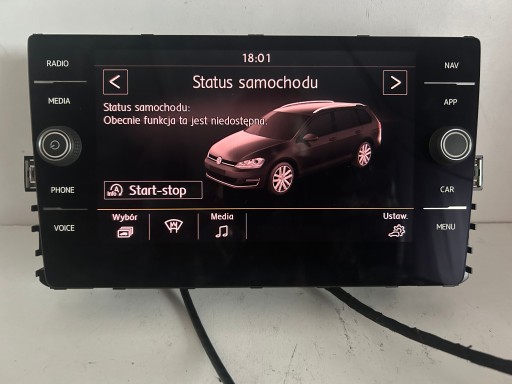 VW GOLF 7 PASSAT B8 Tiguan II екран дисплей MIB2 8 '5nn919605b - 4