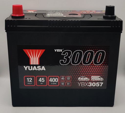 Akumulator YUASA YBX3057 12V 45Ah 400A L+ - 9