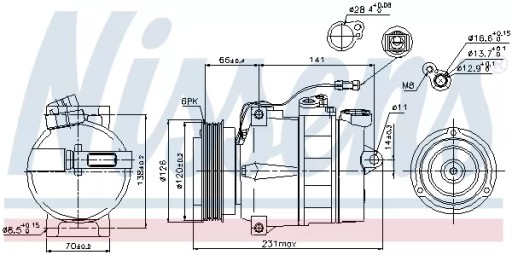 Nissens 89054 Kompresor, klimatyzacja - 5