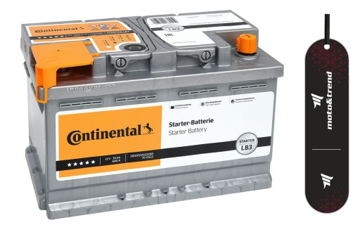 AKUMULATOR 12V 70AH 680A LB3 CONTINENTAL - 1