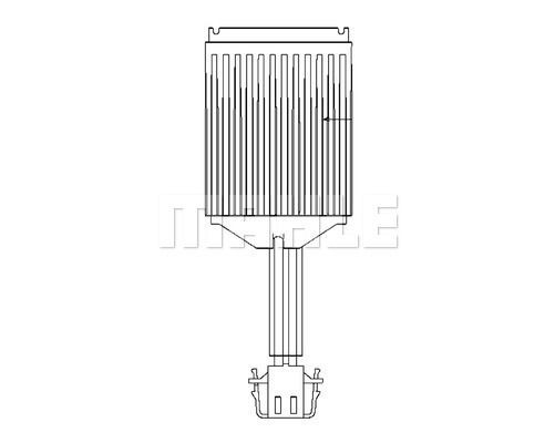 ABR 37 000P MAHLE РЕЗИСТОР РЕГУЛЯТОР ПОВІТРОДУВКИ - 5