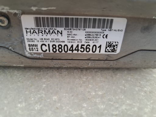 Навігаційний дисплей iDrive KERAMIC BMW X5 F15 - 3
