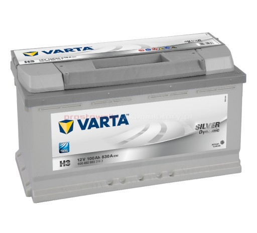 Батарея 12V 100Ah 830a Varta Silver H3 - 1