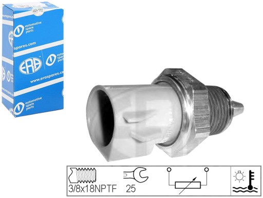 ДАТЧИК ТЕМПЕРАТУРИ РІДИНИ РАДІАТОРА [ERA] - 1