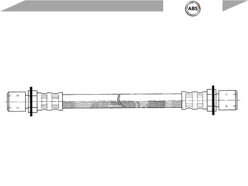 Гальмівний шланг [A. B. S.] - 2