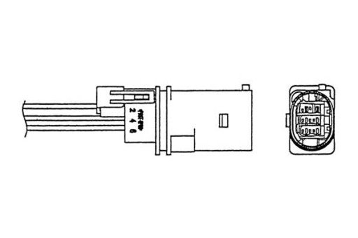 SONDA LAMBDA NGK 9687160780 AV6Q9D375AA 31293085 - 2